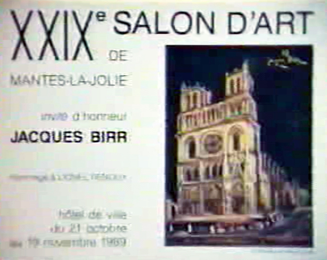 1989 -Couverture du catalogue du XXIXème salon d'Art de MANTES LA JOLIE (78)