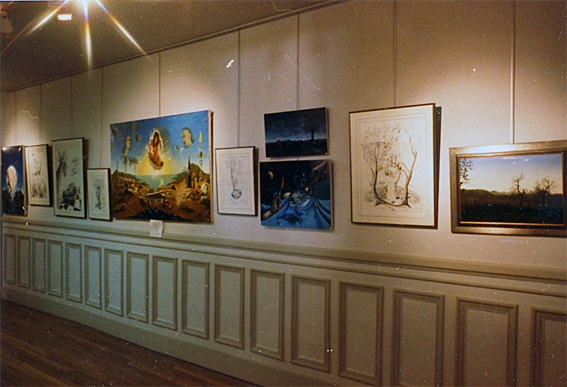 Exposition personnelle - Galerie du Château de GROUCHY, OSNY (95) - "Introspection" (du 10 décembre 1990 au 9 février 1991)