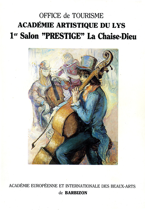 1992 - Catalogue du Salon "Prestige"  Page 82 dédiée à François Schlesser
