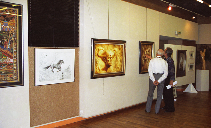 5e Biennale de Saint-Léonard de Noblat 1994 - Dessin de François Schlesser ©