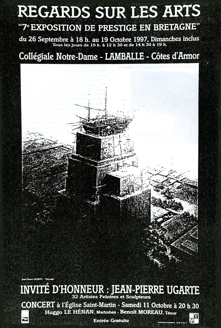 Affiche 7è Exposition "Regard sur les Arts", Collégiale Notre-Dame, LAMBALLE (22) - 1997