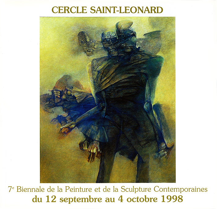 Catalogue de la ​7è Biennale de la Peinture et de la Sculpture Contemporaines - Salle des Expositions SAINT-LÉONARD-DE-NOBLAT (87) - Haute-Vienne - du 12 septembre au 4 octobre 1998​