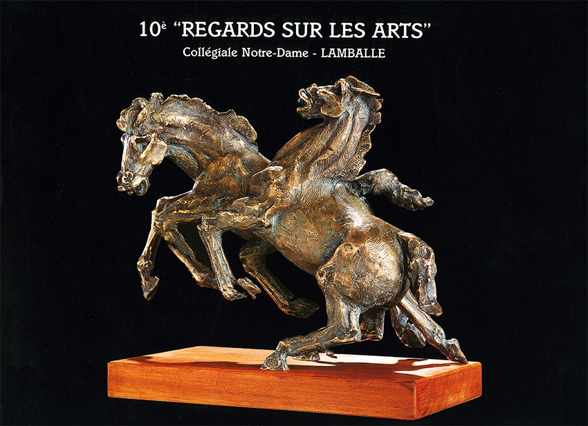 Catalogue 10è exposition REGARDS SUR LES ARTS Collégiale Notre-Dame LAMBALLE (22) côte d'Armor Du 22 septembre au 18 octobre 2000