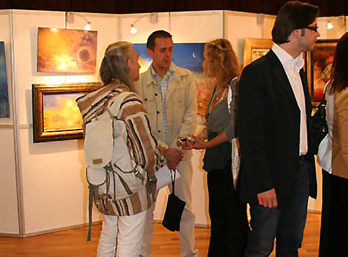 ​ 12ème Biennale de la Peinture et de la Sculpture Contemporaine -  Salle des Expositions SAINT LÉONARD DE NOBLAT (87) Haute-Vienne    Du 13 septembre au 5 octobre 2008 ​