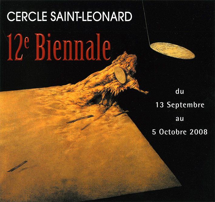 Catalogue de la 12ème Biennale de la Peinture et de la Sculpture Contemporaine -  Salle des Expositions SAINT LÉONARD DE NOBLAT (87) Haute-Vienne Du 13 se