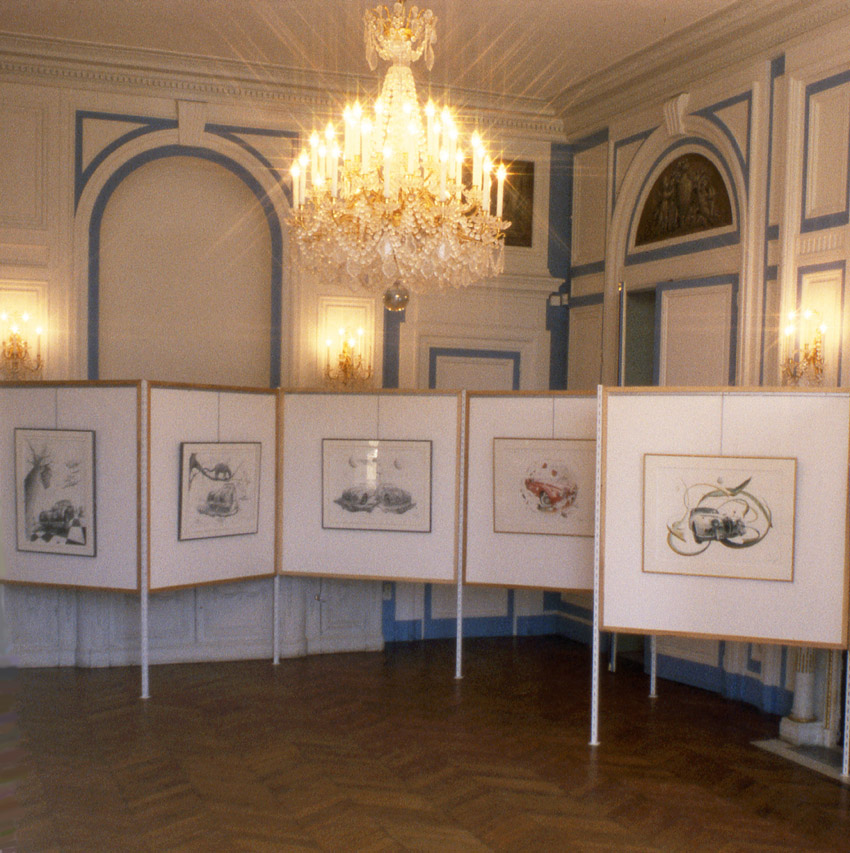 1992 - Château de GROUCHY OSNY - Exposition de Dessins de François Schlesser