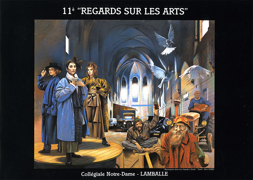 Catalogue de la 11è Exposition "REGARDS SUR LES ARTS" Collégiale Notre-Dame LAMBALLE (22) côte d'Armor Du 21 septembre au 14 octobre 2001