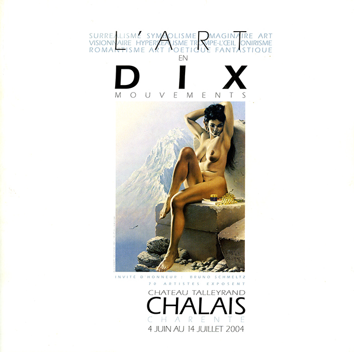 Catalogue de l'exposition "L'ART EN DIX MOUVEMENTS" Château TALLEYRAND CHALAIS (16) Charente Du 4 juin 2004 au 14 juillet 2004