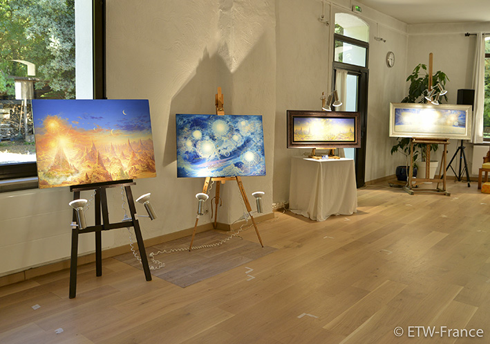 Exposition de Peintures de François Schlesser en 2020 - Centre AMMA TOURVES (83)