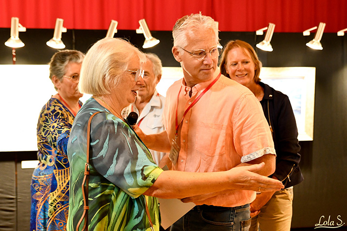 Vernissage de l'EXPOSITION Cercle des Arts Plastiques des Monédières (CAPM) 5ème Salon  Salle des Fêtes de Chamberet (19) - Corrèze   du 17 août au 1er septembre 2024 - Remise des prix pendant le vernissage