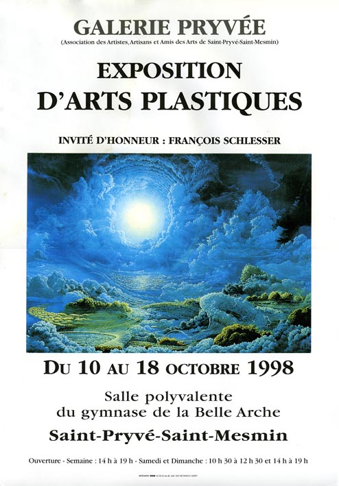 Affiche de l'Exposition Galerie Pryvée 1998