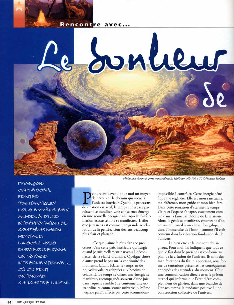 Le bonheur de céer, Stargate Magazine N°11